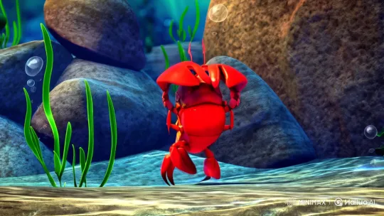 Vibrant Underwater Scene with Proud Lobster – AI Generated Video | Hailuo AI