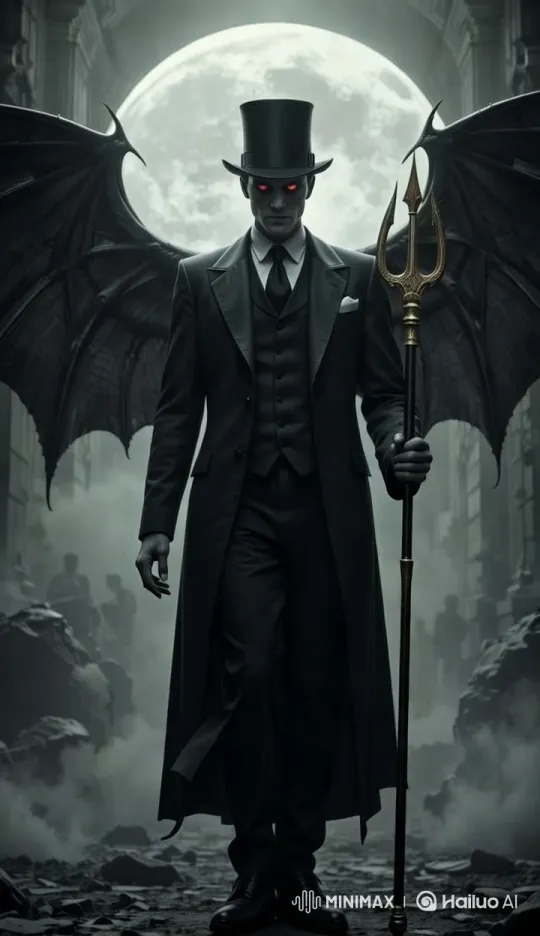 Mysterious Figure in Gothic Setting with Supernatural Glow – AI Generated Video | Hailuo AI