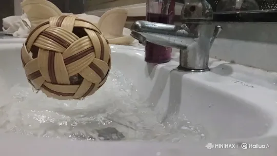 Sepak Takraw Ball Magically Transforms into Soccer Ball, Explodes in Fireworks – AI Generated Video | Hailuo AI