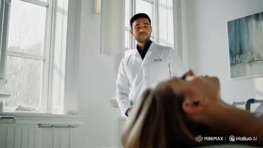 Harmonious Physiotherapy Session: Aesthetic and Expert Care – AI Generated Video | Hailuo AI