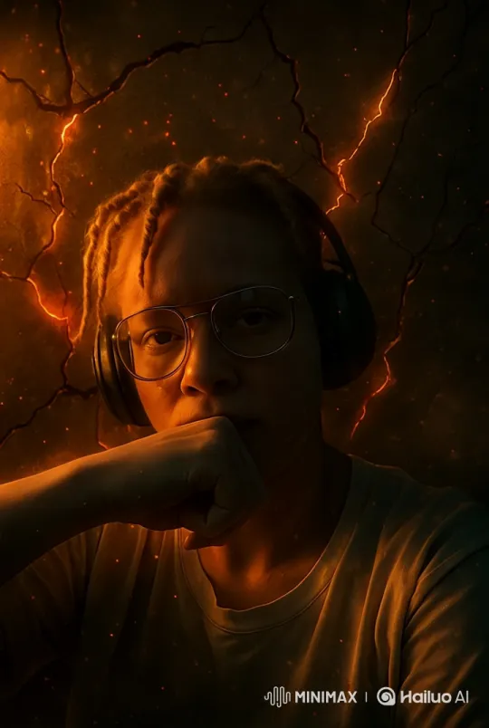 Apocalyptic Aesthetic: Fiery Cracks and Dynamic Camera Work – AI Generated Video | Hailuo AI
