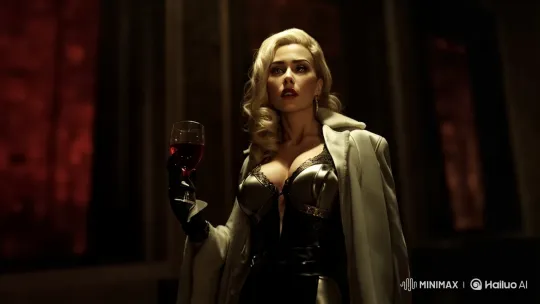 Mysterious Government Agent in Seductive Formal Attire – AI Generated Video | Hailuo AI