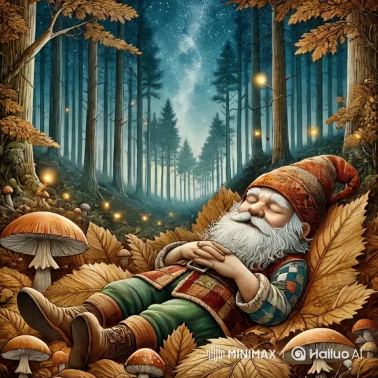 Enchanted Forest: Gnome's Peaceful Slumber – AI Generated Video | Hailuo AI