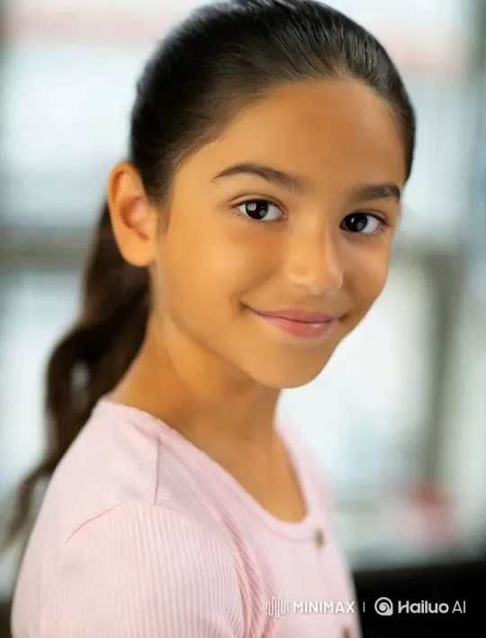Young Girl Unpins Her Hair in Elegant Indoor Setting – AI Generated Video | Hailuo AI