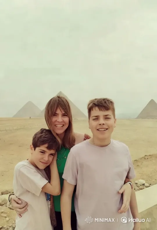 Kung Fu Masters Perform at Egyptian Pyramids – AI Generated Video | Hailuo AI