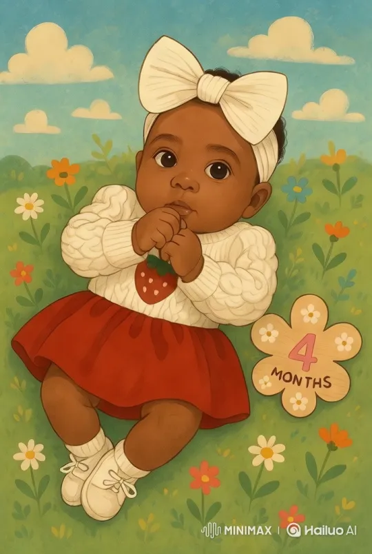 Baby in Meadow: Delicate Outfit and Serene Surroundings – AI Generated Video | Hailuo AI