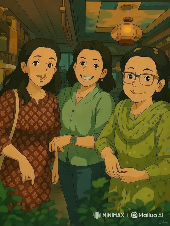 Cozy Warm Room with Three Women in Live2D Animation – AI Generated Video | Hailuo AI