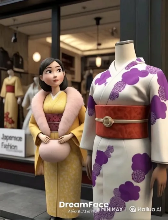 Traditional Japanese Kimonos in a Serene Store Setting – AI Generated Video | Hailuo AI
