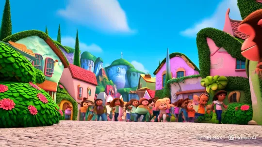 Whimsical Town Confronts Mischievous Monkey Man – AI Generated Video | Hailuo AI