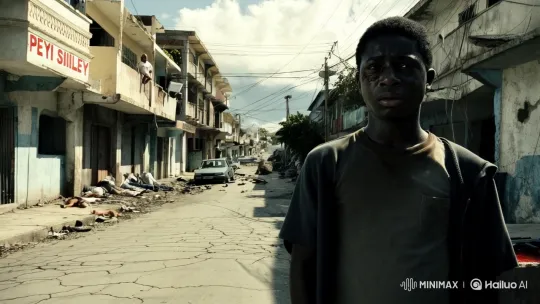 Jean-Rony: A Young Man's Haunting Journey in Peyi Sòlèy – AI Generated Video | Hailuo AI