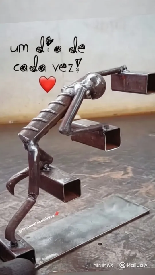 Artistic Exploration of a Sculpture with Motivational Message – AI Generated Video | Hailuo AI
