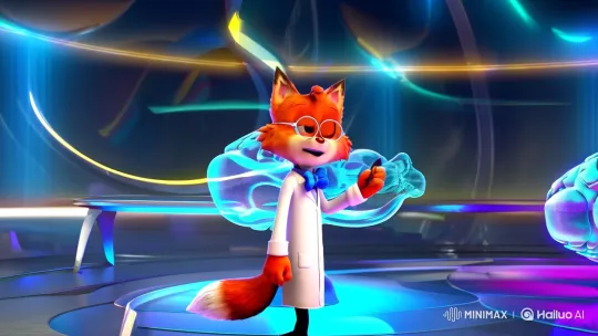Professor Tails: The Neuroscience of Snoozing – AI Generated Video | Hailuo AI