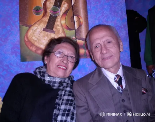 Couple Expresses Affection and Camaraderie in Artistic Setting – AI Generated Video | Hailuo AI