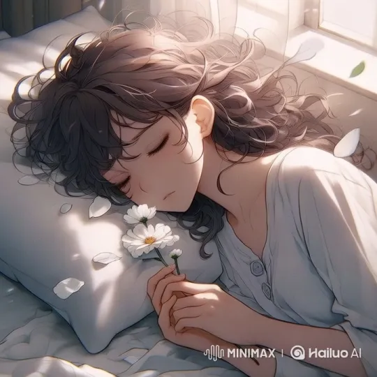 Serene Woman with Flower in Sunlit Room – AI Generated Video | Hailuo AI