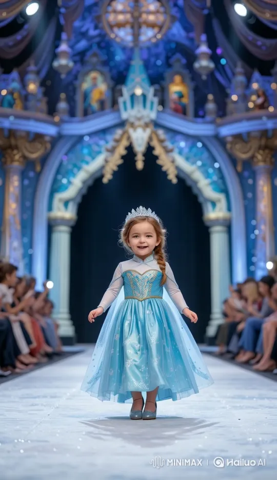 Fairytale Parade: A Princess in a Magical Setting – AI Generated Video | Hailuo AI
