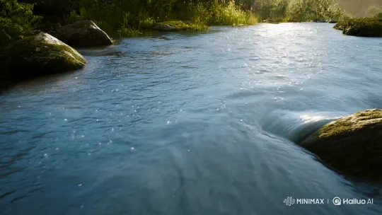 Tranquil Flow: Nature's Resilience and Serenity – AI Generated Video | Hailuo AI