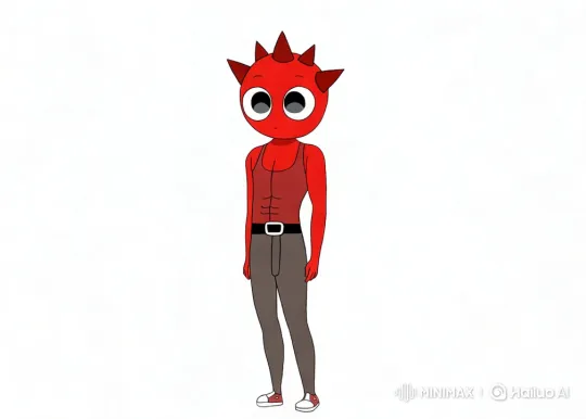 Energetic Dance Performance by Red Character – AI Generated Video | Hailuo AI