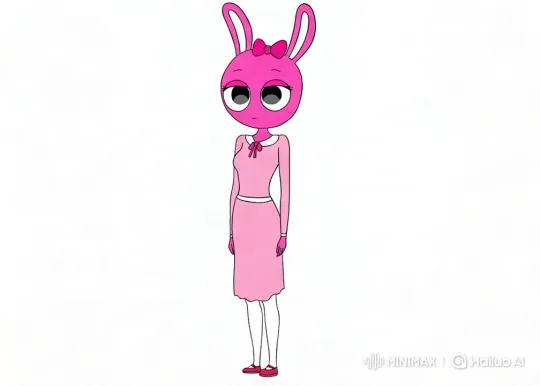 Pink Bunny Delivers Graceful Dance Performance – AI Generated Video | Hailuo AI