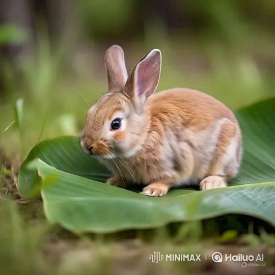 Adorable Rabbit Delights in Whimsical Dance – AI Generated Video | Hailuo AI