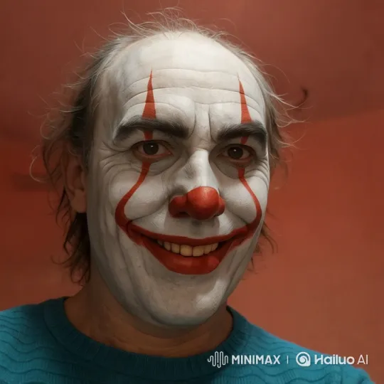 Clown Mask Performance of 'Una Cerveza Voy a Tomar' – AI Generated Video | Hailuo AI
