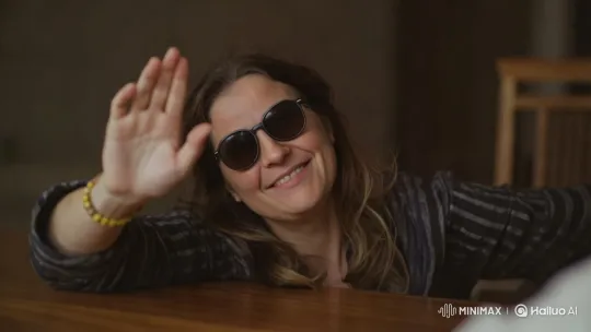 Intimate Portrait of a Woman in a Cozy Setting – AI Generated Video | Hailuo AI