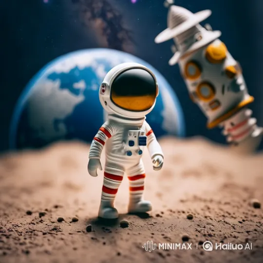 Astronaut Explores Space with Dynamic Camera Work – AI Generated Video | Hailuo AI
