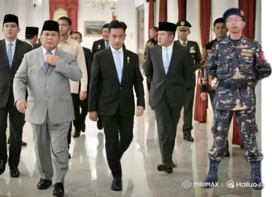 Formally Dressed Individuals in Elegant Hallway – AI Generated Video | Hailuo AI