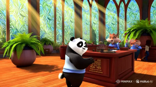 Animal Bankers: A Day at the First National Bank of the Forest – AI Generated Video | Hailuo AI