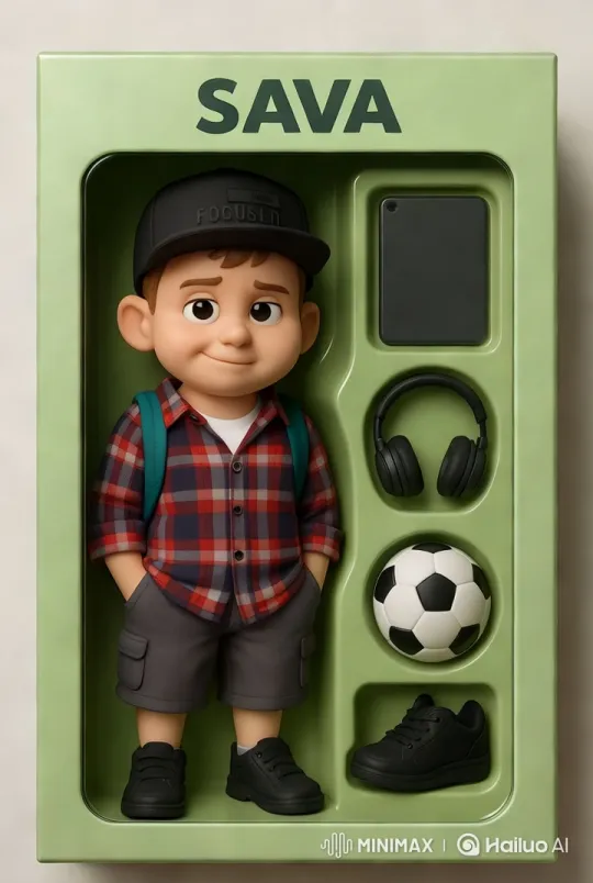 Figure in Plaid Advances with Camera in Minimalist Setting – AI Generated Video | Hailuo AI