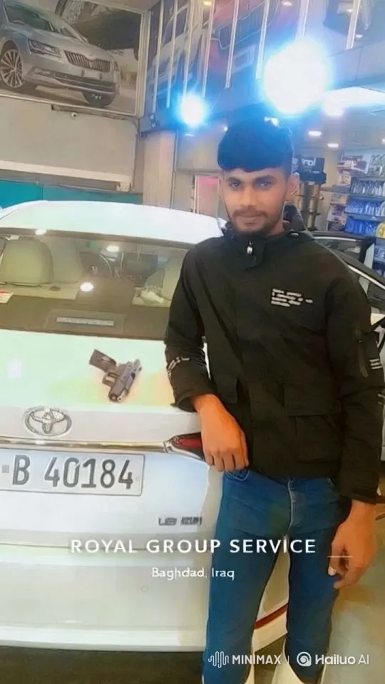 Young Man Showcases Toyota in Modern Car Showroom – AI Generated Video | Hailuo AI