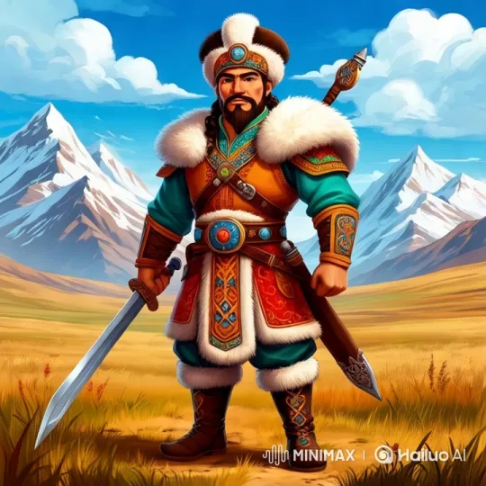 Yer Töstik's Epic Journey in Traditional Heroic Attire – AI Generated Video | Hailuo AI