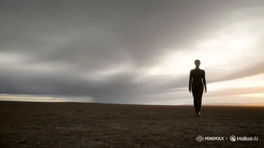 Resilience and Renewal in a Desolate Landscape – AI Generated Video | Hailuo AI