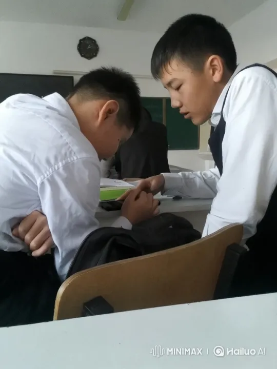 Classroom Confrontation: Student Argues, Figure Falls – AI Generated Video | Hailuo AI