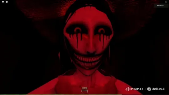 Sinister Figure in Red-Lit, Haunting Atmosphere – AI Generated Video | Hailuo AI