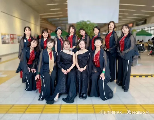 Elegant Dancers Perform Joyful Routine in Spacious Setting – AI Generated Video | Hailuo AI
