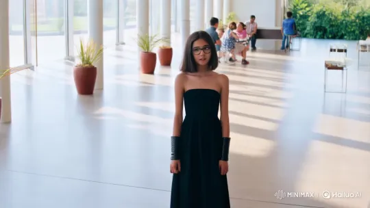 Teen Romance in Modern Bright Setting – AI Generated Video | Hailuo AI