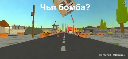 Explosive Suburban Chaos with Unfazed Chickens – AI Generated Video | Hailuo AI