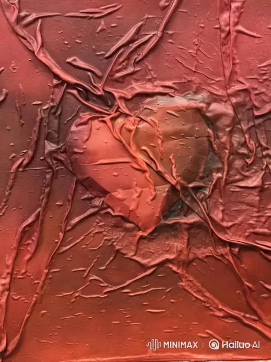 Textured Heart Shape Emerges in Artistic Video – AI Generated Video | Hailuo AI