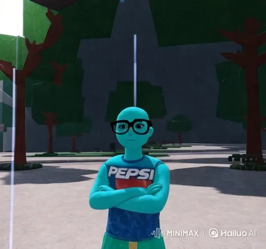 Green-skinned Guy Meets Red-skinned Girl in Park with Yellow Dog – AI Generated Video | Hailuo AI