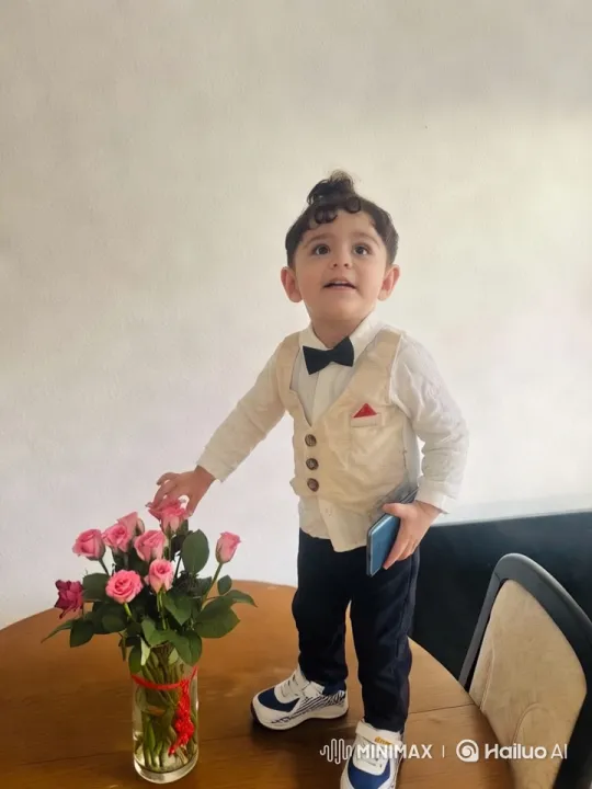 Child 'Doctor' Examines Roses with Care – AI Generated Video | Hailuo AI