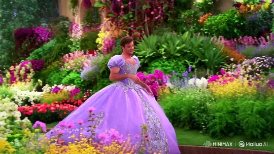 Man in Princess Gown in Enchanted Garden – AI Generated Video | Hailuo AI