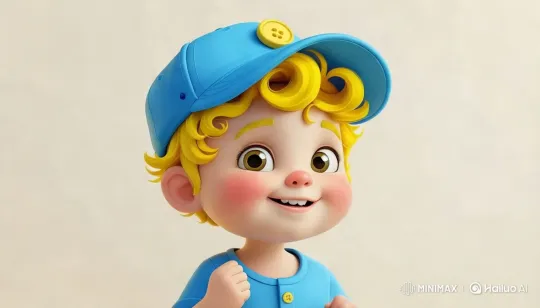 Boy in Blue Hat: Delicate Motion and Aesthetic Detail – AI Generated Video | Hailuo AI