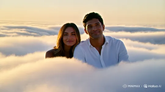 Me and Cristiano Araújo in a Dreamy Cloudscape – AI Generated Video | Hailuo AI