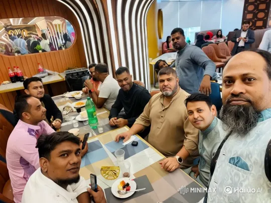 Dramatic Shift from Peaceful Dinner to Chaotic Fight – AI Generated Video | Hailuo AI