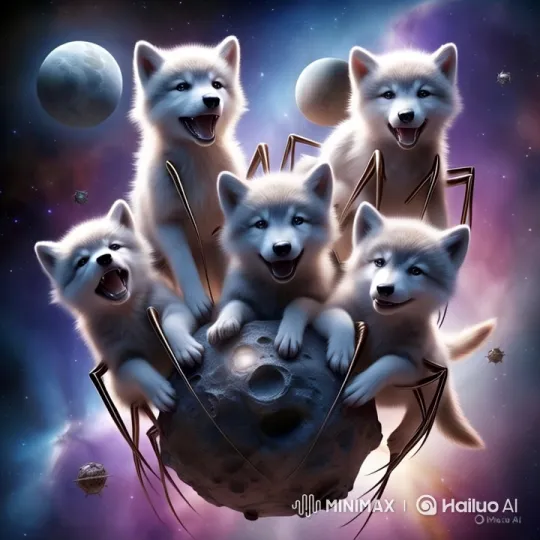 Joyful Creatures Float in Cosmic Aesthetic – AI Generated Video | Hailuo AI