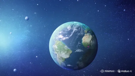 Earth's Day-Night Cycle to Soccer Ball Transformation – AI Generated Video | Hailuo AI