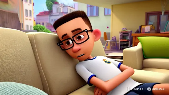 Boy's Afternoon Boredom to Joyful Soccer with Dad – AI Generated Video | Hailuo AI