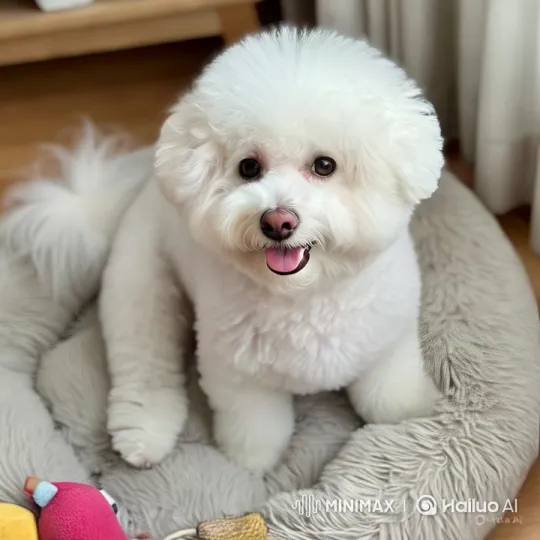 Joyful Dog in Cozy Indoor Setting – AI Generated Video | Hailuo AI