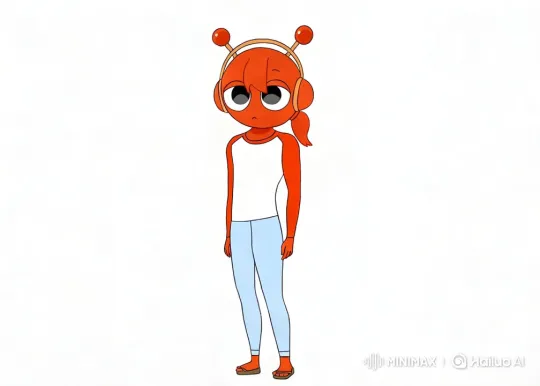 Vibrant Orange Character Dancing with Energy – AI Generated Video | Hailuo AI