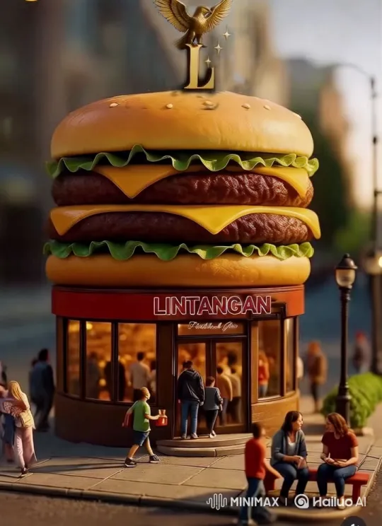 LINTANGAN Burger Restaurant: A Nostalgic, Cozy Experience – AI Generated Video | Hailuo AI